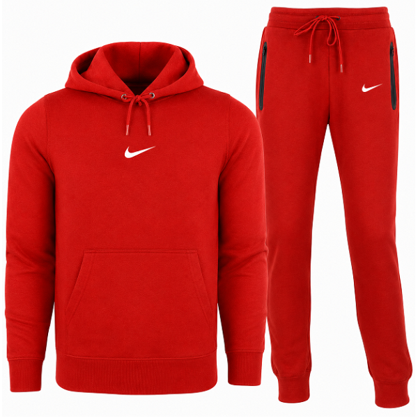 Nike Swoosh Men's Tech Fleece  Pullover Hoodie & Pants Set
