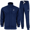 Nike Mens Poly-Knit Full-Zip Tracksuit Navy