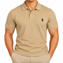 R.L Polo Classic Fit Mesh Long Sleeve Polo Shirt
