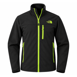 The North Face Men's Apex Bionic Jacket Black/Green Closeout